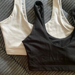 Balance Atheltica Sports Bras Size Small, Black & Stone